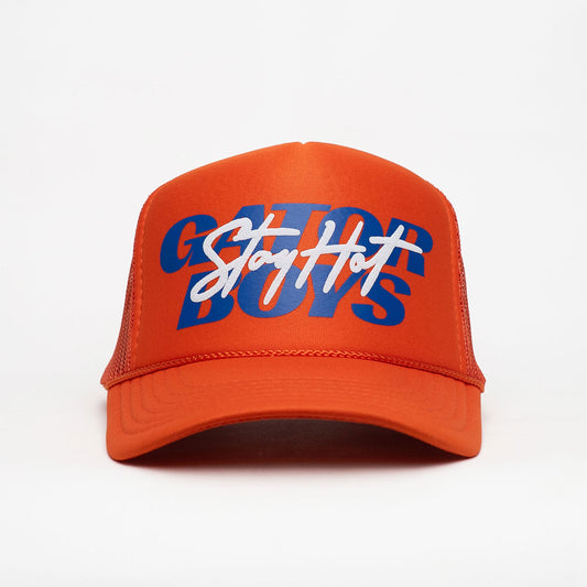 Gator Boys Stay Hot Trucker Hat [GATOR ORANGE]